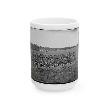 Culpeper, Va. Men Of Battery M (Benson's), 2d U.S. Artillery (U.S. Civil War) White Coffee Mug-15oz-Go Mug Yourself