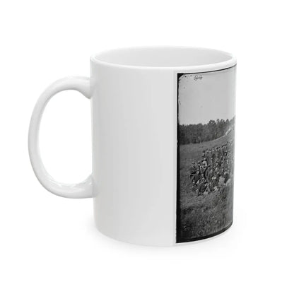 Culpeper, Va. Men Of Battery M (Benson's), 2d U.S. Artillery (U.S. Civil War) White Coffee Mug-Go Mug Yourself