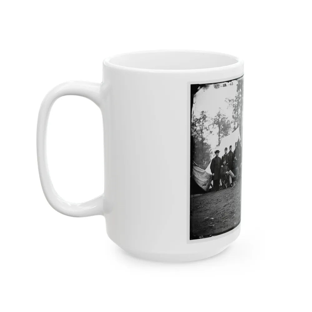 Culpeper, Va. Officers Of The 80th New York Infantry, Provost Guard (U.S. Civil War) White Coffee Mug-Go Mug Yourself