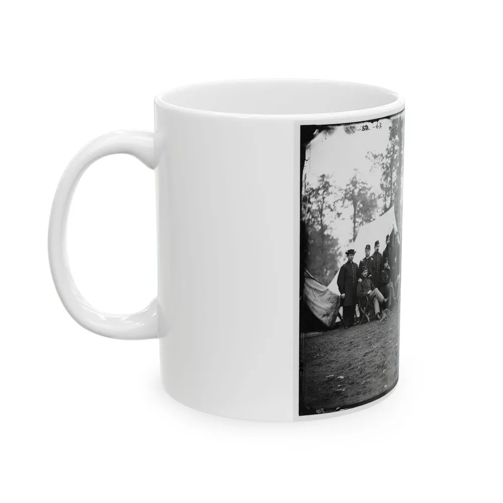 Culpeper, Va. Officers Of The 80th New York Infantry, Provost Guard (U.S. Civil War) White Coffee Mug-Go Mug Yourself