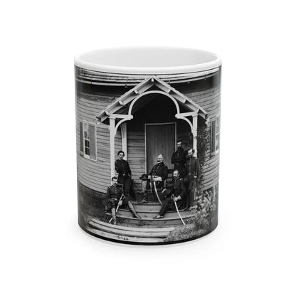 Culpeper, Va. Provost Marshal General Marsena R. Patrick And Staff (U.S. Civil War) White Coffee Mug-11oz-Go Mug Yourself