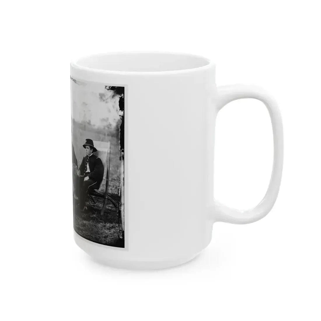 Culpeper, Virginia. Group Of Officers, Headquarters, Army Of The Potomac(2) (U.S. Civil War) White Coffee Mug - Go Mug Yourself