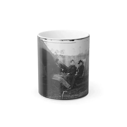 Culpeper, Virginia. Group of Officers, Headquarters, Army of the Potomac (U.S. Civil War) Color Changing Coffee Mug 11oz - Go Mug Yourself