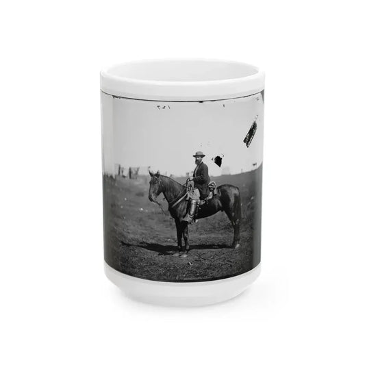 Culpeper, Virginia. William Wilson, Scout, Headquarters, Army Of The Potomac (U.S. Civil War) White Coffee Mug 15oz - Go Mug Yourself