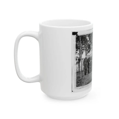 Culpeper, Virginia. William H. French And Staff (U.S. Civil War) White Coffee Mug-Go Mug Yourself