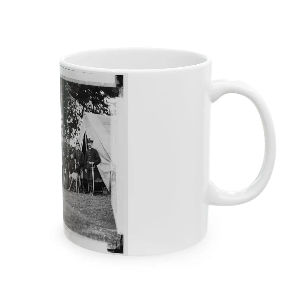 Culpeper, Virginia. William H. French And Staff (U.S. Civil War) White Coffee Mug-Go Mug Yourself