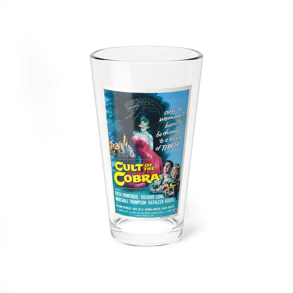 CULT OF THE COBRA 1955 Movie Poster - Pint Glass 16oz-16oz-Go Mug Yourself