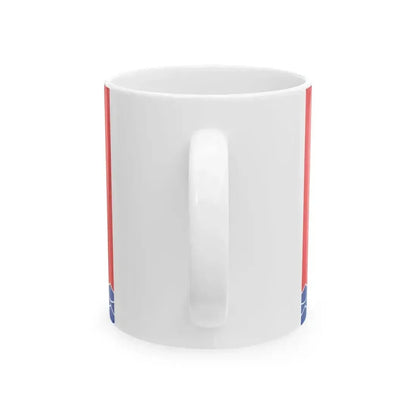 Cultural flag of Lot (France) White Coffee Mug - Go Mug Yourself