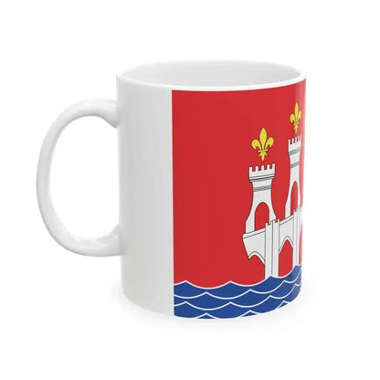 Cultural flag of Lot (France) White Coffee Mug - Go Mug Yourself