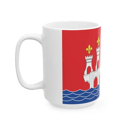 Cultural flag of Lot (France) White Coffee Mug - Go Mug Yourself