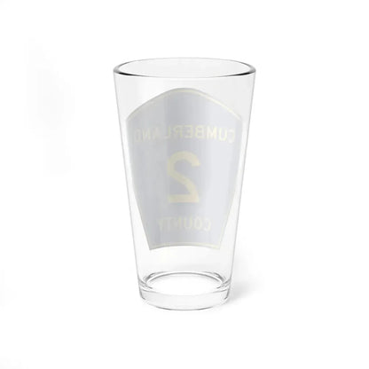 Cumberland County 2 (Illinois) (Road Sign) Pint Glss 16oz - Go Mug Yourself