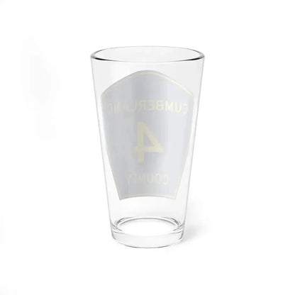 Cumberland County 4 (Illinois) (Road Sign) Pint Glass 16oz - Go Mug Yourself