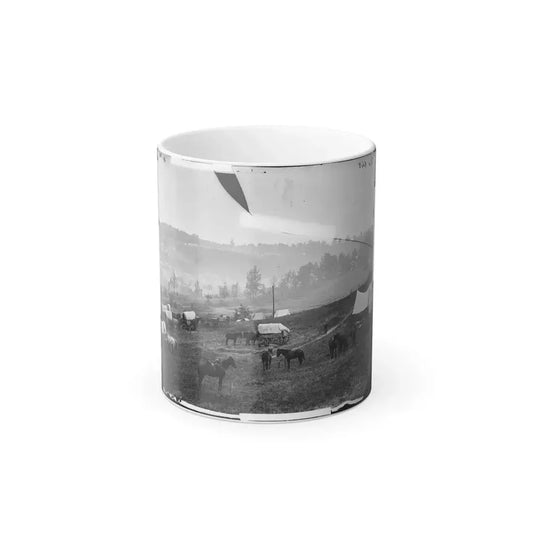 Cumberland Landing, Va. Federal Encampment; Another View (U.S. Civil War) Color Changing Coffee Mug 11oz Default Title 11oz - Go Mug Yourself