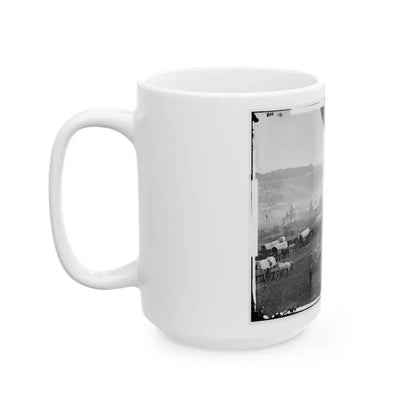 Cumberland Landing, Va. Federal Encampment; Another View (U.S. Civil War) White Coffee Mug - Go Mug Yourself