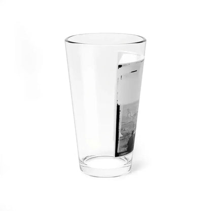 Cumberland Landing, Va. Federal Encampment On Pamunkey River, Va.; Another View (U.S. Civil War) Pint Glass 16oz - Go Mug Yourself