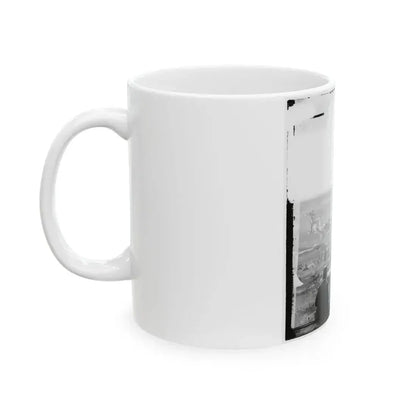 Cumberland Landing, Va. Federal Encampment On Pamunkey River, Va.; Another View (U.S. Civil War) White Coffee Mug - Go Mug Yourself