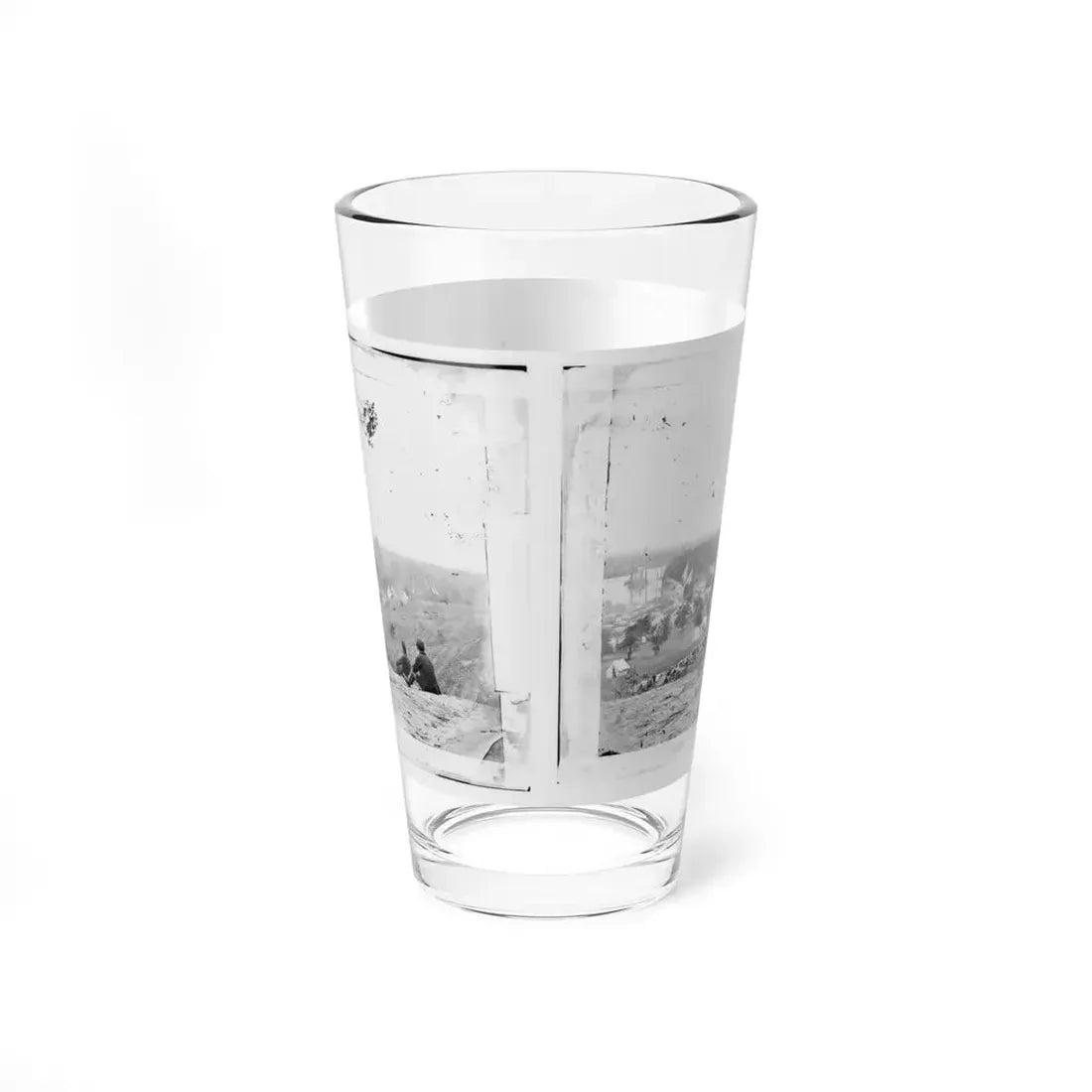 Cumberland Landing, Va. Federal Encampment On Pamunkey River, Va. (U.S. Civil War) Pint Glass 16oz - Go Mug Yourself