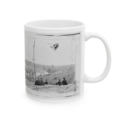 Cumberland Landing, Va. Federal Encampment On Pamunkey River, Va. (U.S. Civil War) White Coffee Mug - Go Mug Yourself