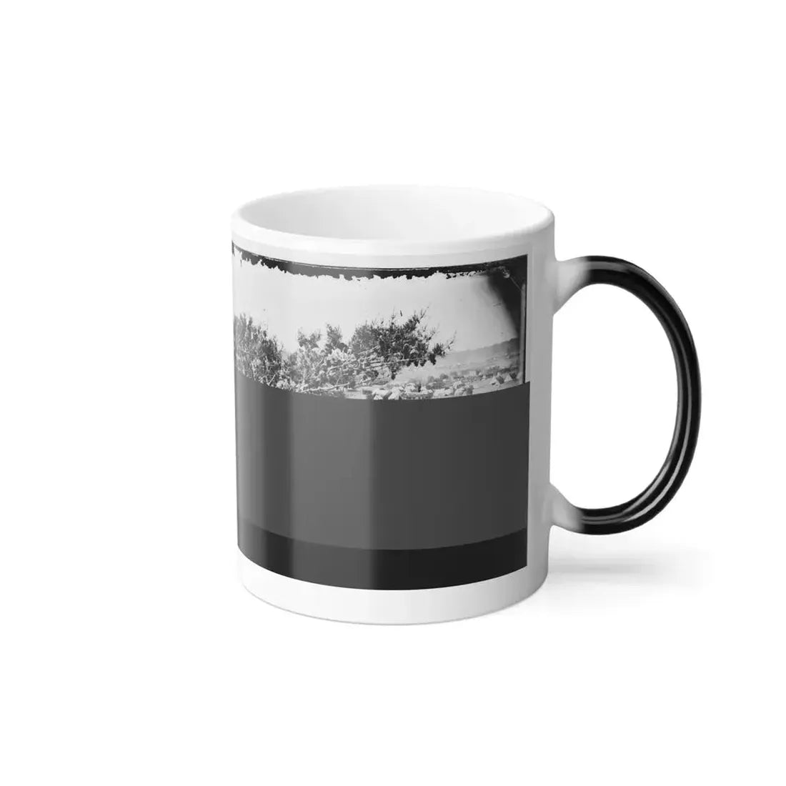Cumberland Landing, Va. Federal Encampment; View From Tree (U.S. Civil War) Color Changing Coffee Mug 11oz - Go Mug Yourself