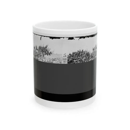 Cumberland Landing, Va. Federal Encampment; View From Tree (U.S. Civil War) White Coffee Mug 11oz - Go Mug Yourself