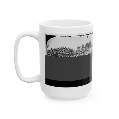 Cumberland Landing, Va. Federal Encampment; View From Tree (U.S. Civil War) White Coffee Mug - Go Mug Yourself
