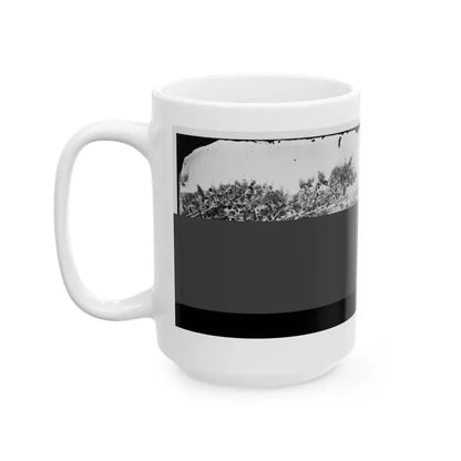 Cumberland Landing, Va. Federal Encampment; View From Tree (U.S. Civil War) White Coffee Mug - Go Mug Yourself