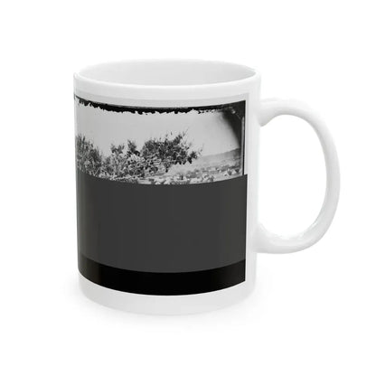 Cumberland Landing, Va. Federal Encampment; View From Tree (U.S. Civil War) White Coffee Mug - Go Mug Yourself