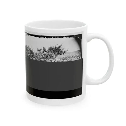 Cumberland Landing, Va. Federal Encampment; View From Tree (U.S. Civil War) White Coffee Mug - Go Mug Yourself