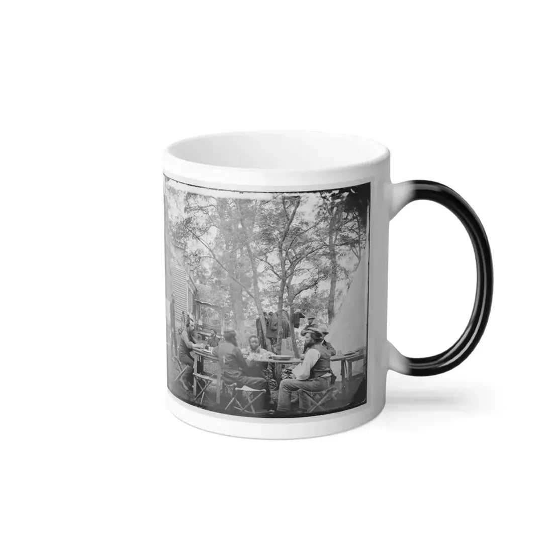 Cumberland Landing, Va. Secret Service Men at Foller's House (U.S. Civil War) Color Changing Coffee Mug 11oz - Go Mug Yourself