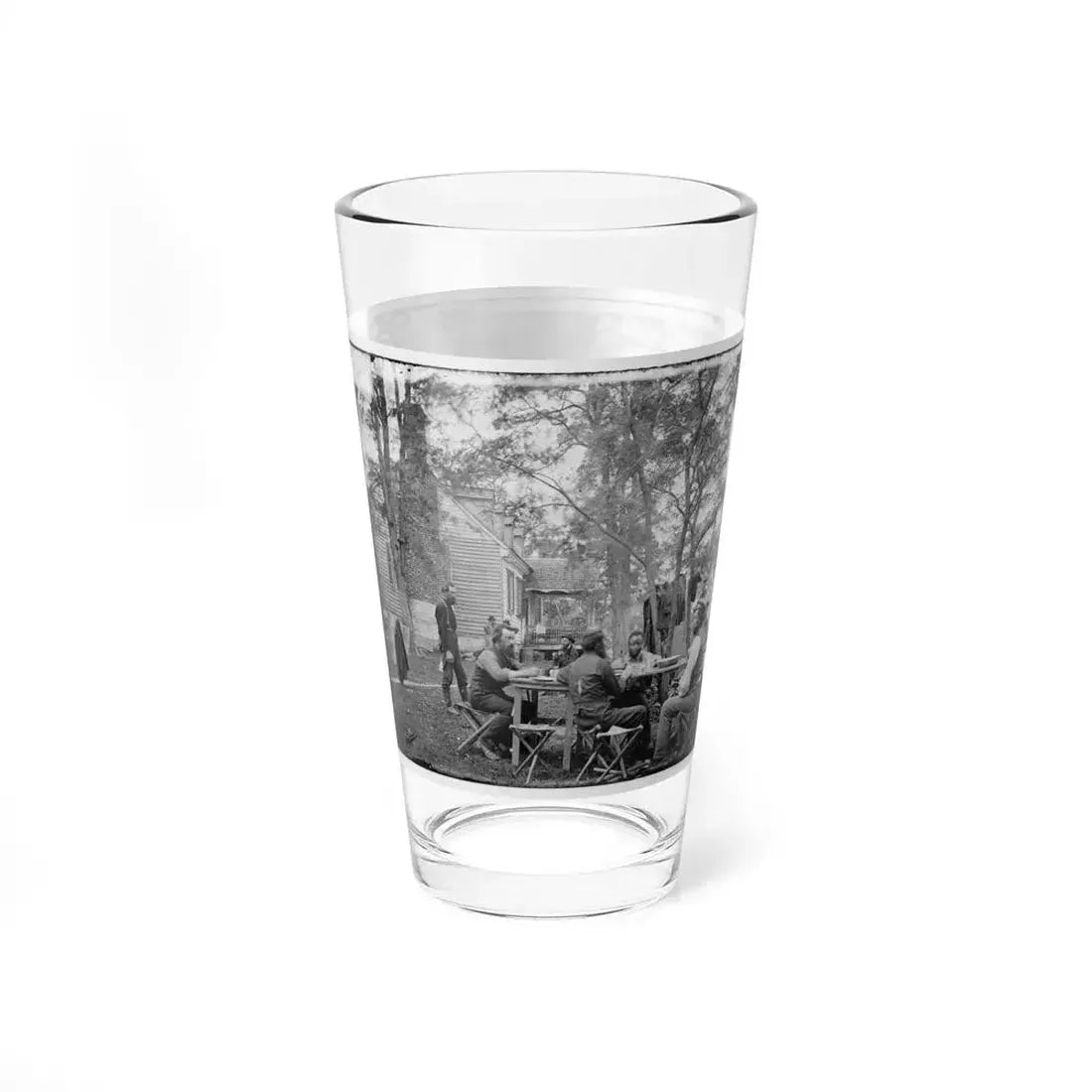 Cumberland Landing, Va. Secret Service Men At Foller's House (U.S. Civil War) Pint Glass 16oz - Go Mug Yourself