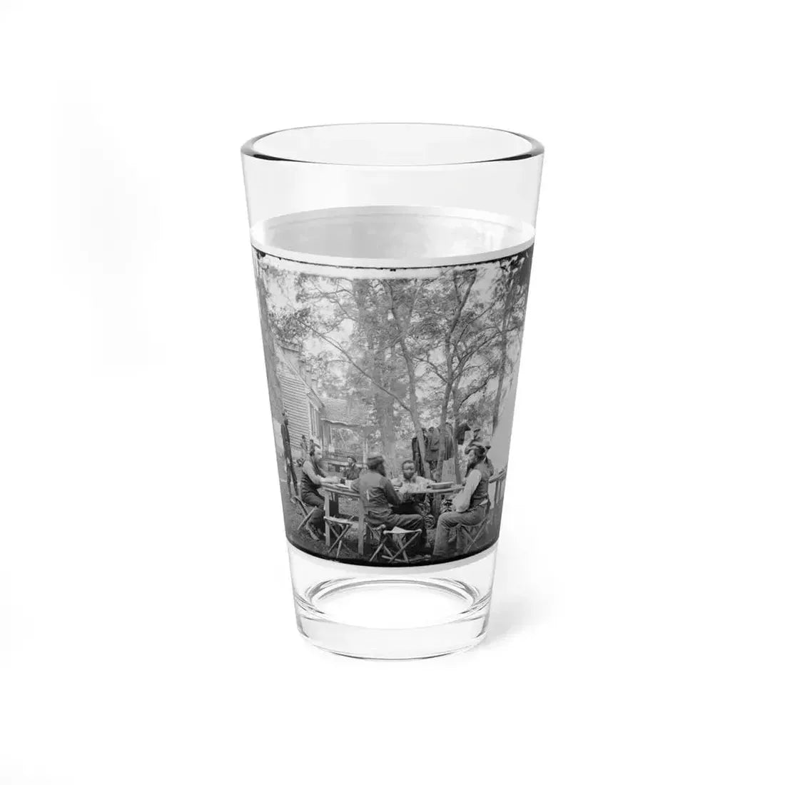 Cumberland Landing, Va. Secret Service Men At Foller's House (U.S. Civil War) Pint Glass 16oz - Go Mug Yourself