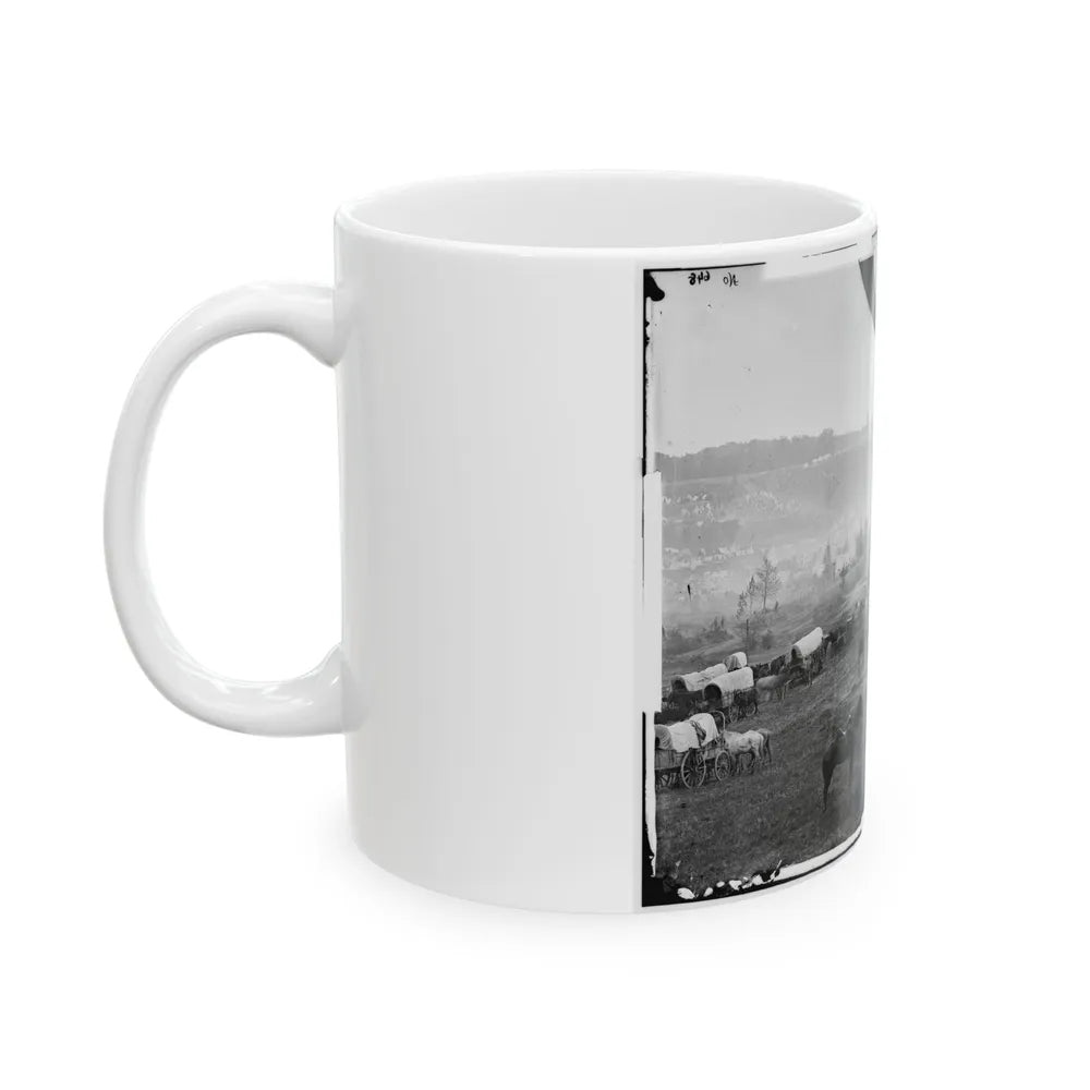 Cumberland Landing, Va. Federal Encampment; Another View (U.S. Civil War) White Coffee Mug-Go Mug Yourself