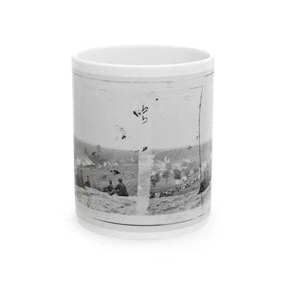 Cumberland Landing, Va. Federal Encampment On Pamunkey River, Va. (U.S. Civil War) White Coffee Mug-11oz-Go Mug Yourself