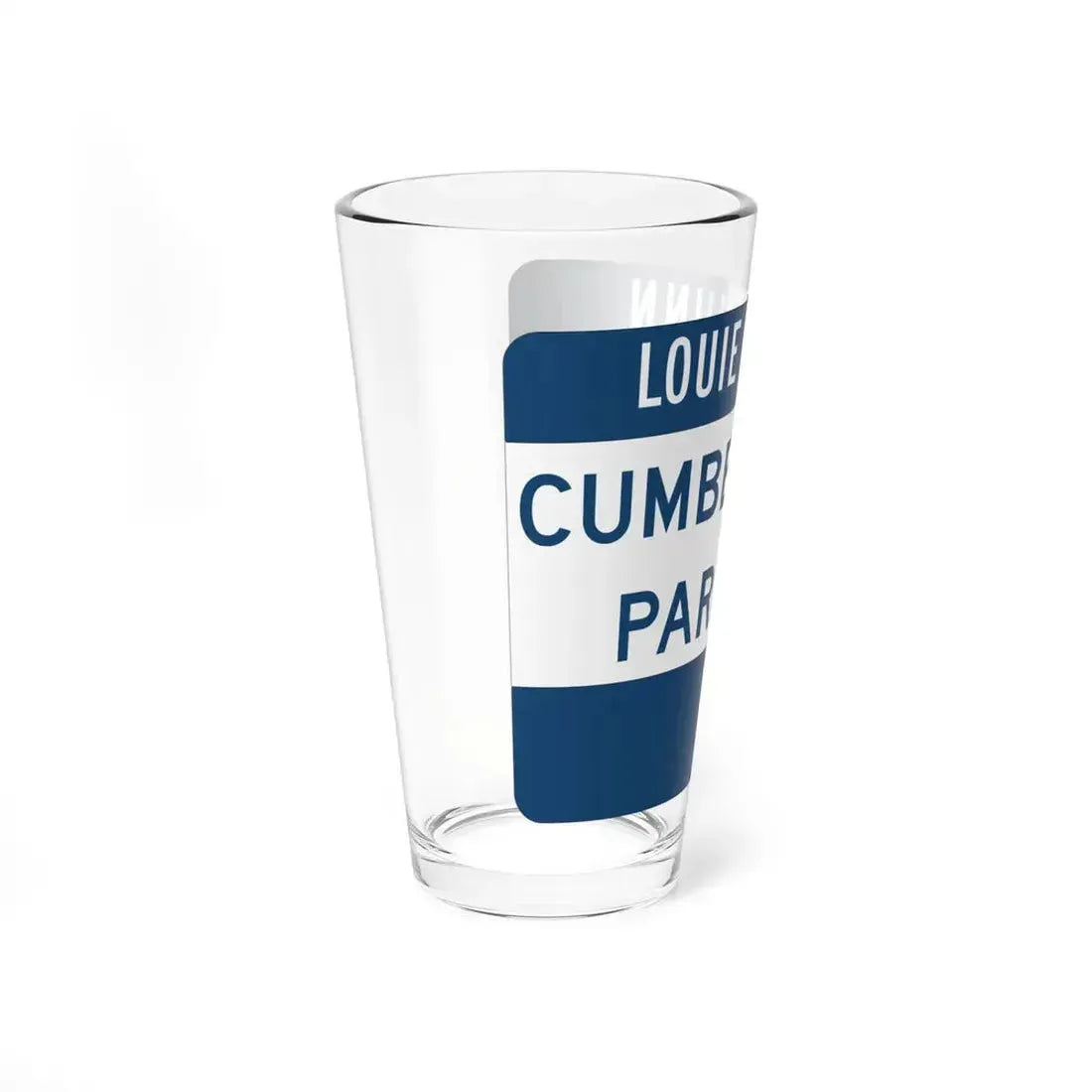 Cumberland Parkway (Kentucky) (Road Sign) Pint Glass 16oz - Go Mug Yourself