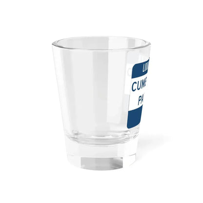 Cumberland Parkway (Kentucky) (Road Sign) Shot Glass 1.5oz - Go Mug Yourself