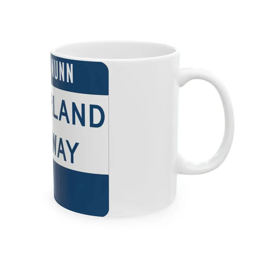 Cumberland Parkway (Kentucky) (Road Sign) White Coffee Mug - Go Mug Yourself