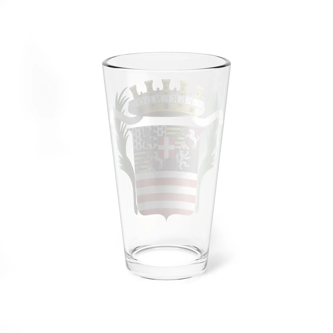 Cuneo-Stemma (Italy) (Coat of Arms) Pint Glass 16oz - Go Mug Yourself