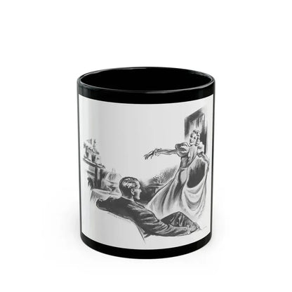 Cupid Goes Dancing by Hettie Vincent Nutbrown, Film Pictorial magazine, 1938 - Black Coffee Mug 11oz - Go Mug Yourself