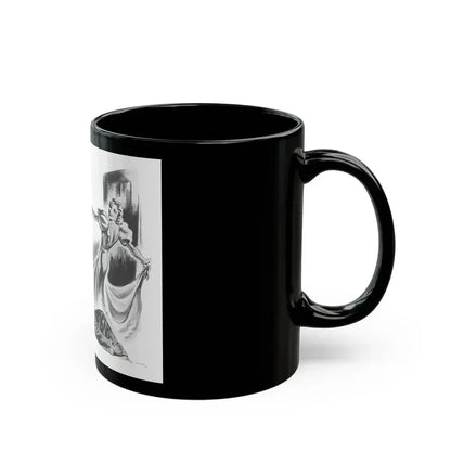 Cupid Goes Dancing by Hettie Vincent Nutbrown, Film Pictorial magazine, 1938 - Black Coffee Mug - Go Mug Yourself