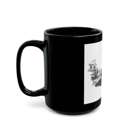 Cupid Goes Dancing by Hettie Vincent Nutbrown, Film Pictorial magazine, 1938 - Black Coffee Mug - Go Mug Yourself