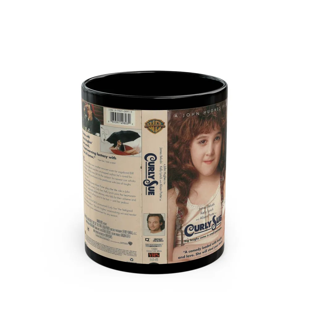 CURLY SUE (VHS COVER) - Black Coffee Mug-11oz-Go Mug Yourself