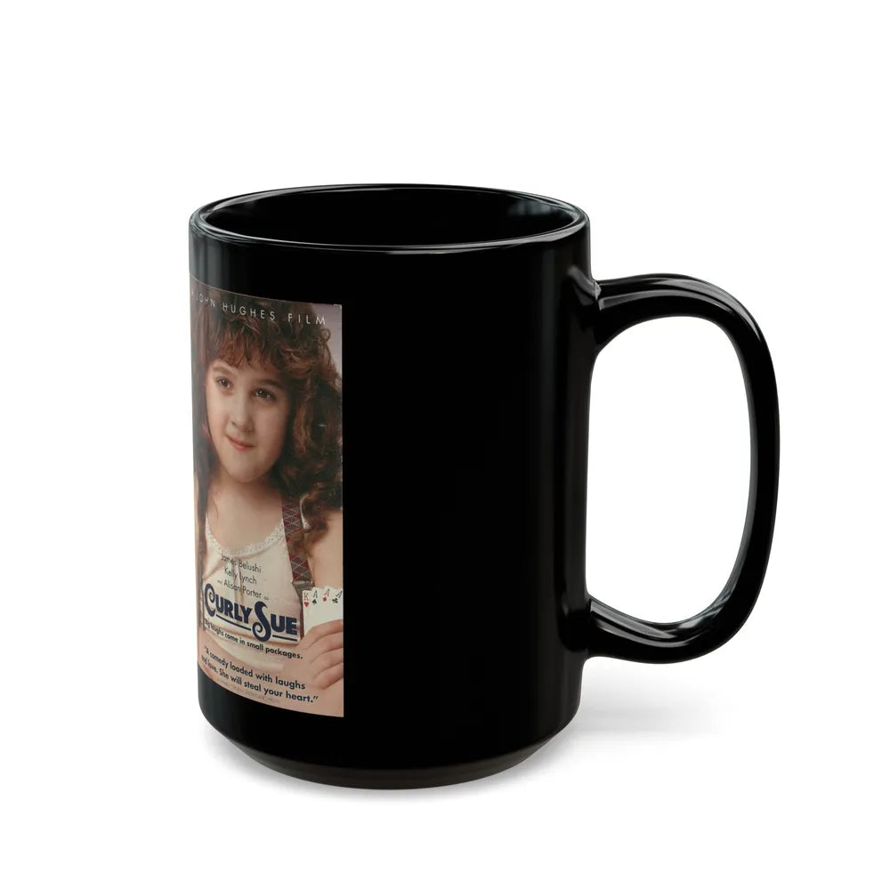 CURLY SUE (VHS COVER) - Black Coffee Mug-Go Mug Yourself