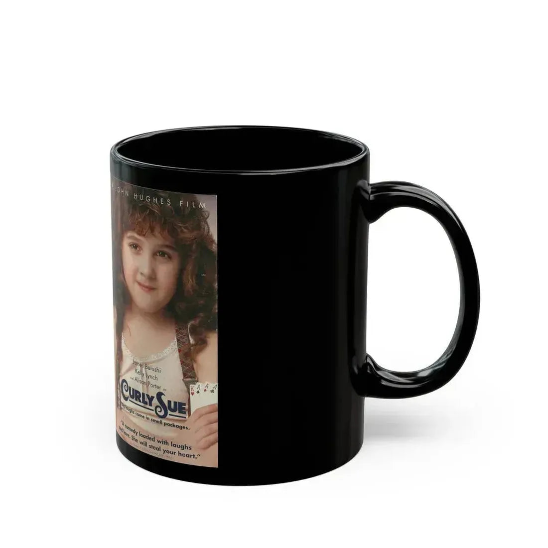 CURLY SUE (VHS COVER) - Black Coffee Mug - Go Mug Yourself