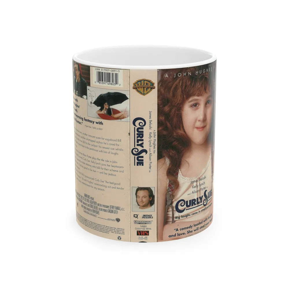 CURLY SUE (VHS COVER) - White Coffee Mug-11oz-Go Mug Yourself