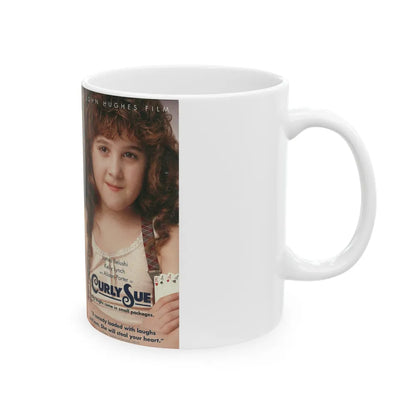 CURLY SUE (VHS COVER) - White Coffee Mug-Go Mug Yourself