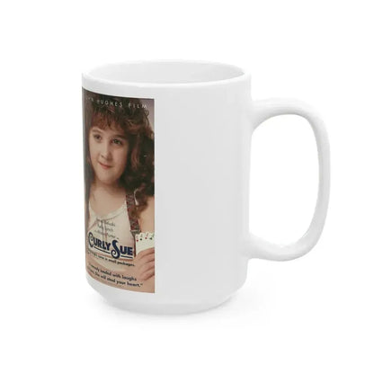 CURLY SUE (VHS COVER) - White Coffee Mug - Go Mug Yourself