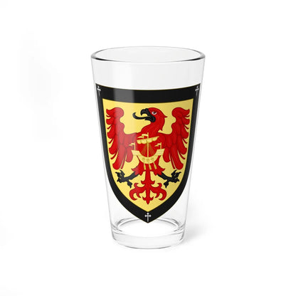 Current Arms of the House of MacAlister (Scotland) (Coat of Arms) Pint Glass 16oz 16oz - Go Mug Yourself
