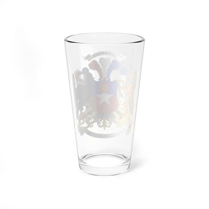 Current Coat of Arms of Chile Full Ornamented Proposal (Chile) (Coat of Arms) Pint Glass 16oz - Go Mug Yourself