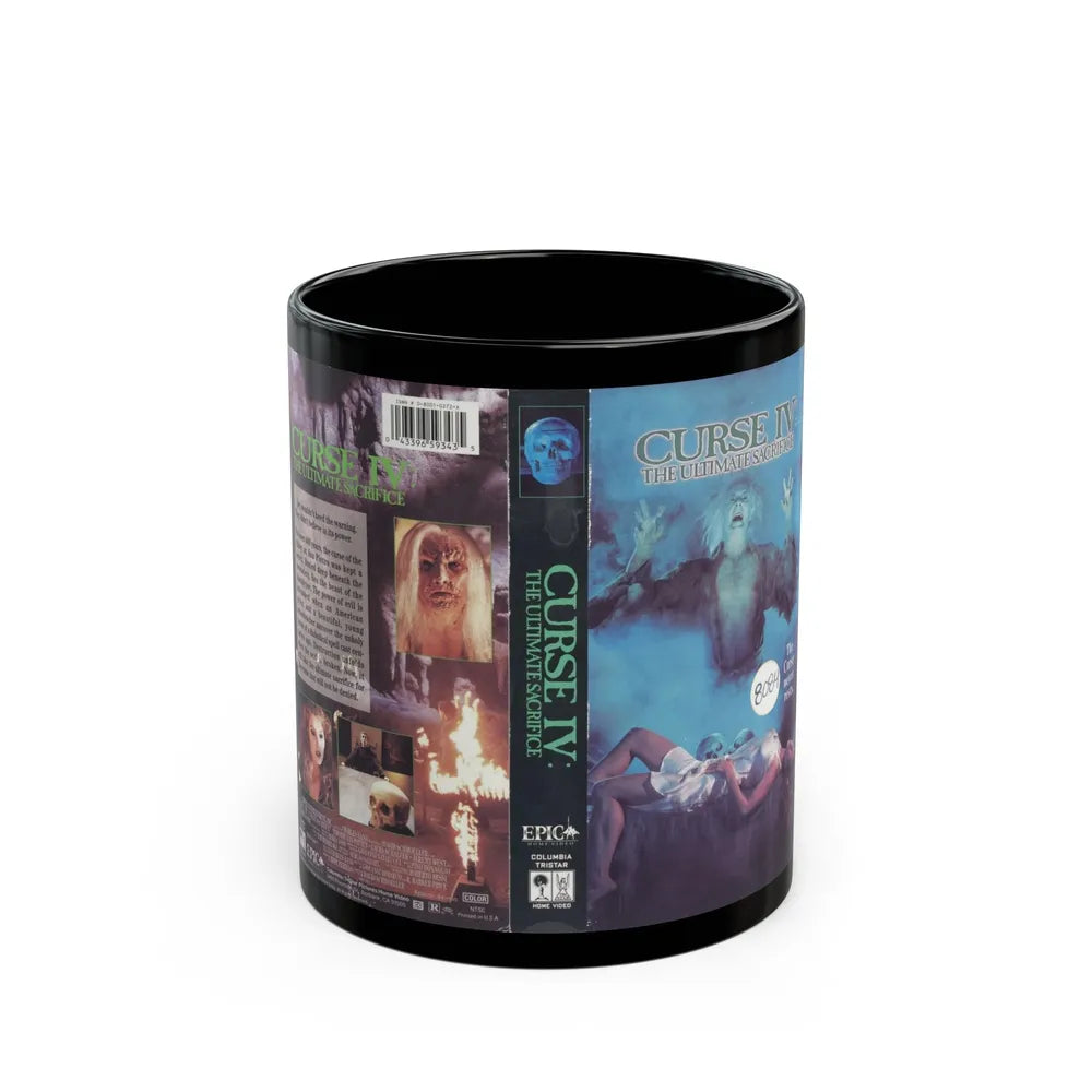 CURSE 4 THE ULTIMATE SACRIFICE (VHS COVER) - Black Coffee Mug-11oz-Go Mug Yourself