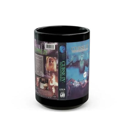 CURSE 4 THE ULTIMATE SACRIFICE (VHS COVER) - Black Coffee Mug 15oz - Go Mug Yourself